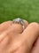 Bague 55 bague en platine avec diamants et saphirs 58 Facettes