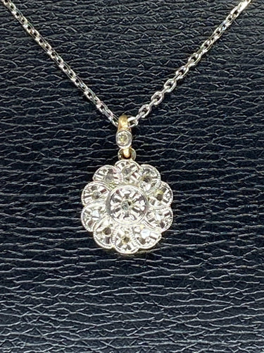Pendentif Pendentif fleur en diamants 58 Facettes AB116