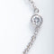 Collier COLLIER A CHAINE OR GRIS 8 DIAMANTS 58 Facettes