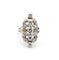 Bague Bague en or blanc avec diamants 58 Facettes