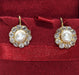 Boucles d'oreilles Boucles d'oreilles en or jaune, diamants et perles de la période victorienne 58 Facettes