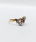 Bague 56 Bague antique diamants taille ancienne et saphir en or 18k et platine 58 Facettes A06535