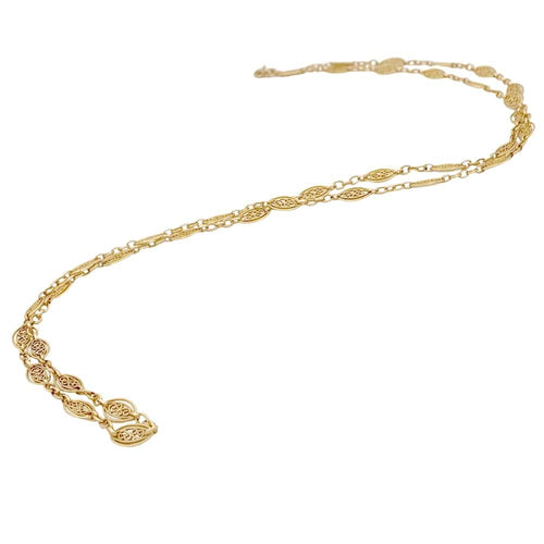 Collier Sautoir vintage filigrane. 58 Facettes 34902