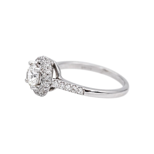 Bague Solitaire  Or blanc Diamant