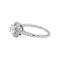 Bague Solitaire  Or blanc Diamant