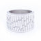 Bague 54 Bague en or blanc et diamants 58 Facettes N102905