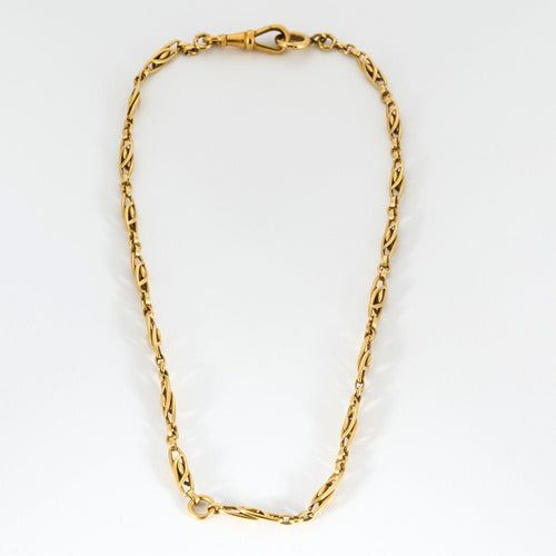 Montre Chaine de montre à gousset en or jaune 18K 58 Facettes