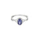 Bague 56 Bague en Or jaune, tanzanite et diamants 58 Facettes VEN0021