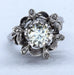 Bague 53 Bague ancienne en or et diamants 58 Facettes