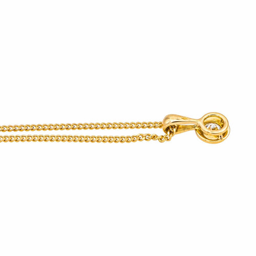 Collier Collier Solitaire Or jaune Diamant 58 Facettes 4836935CN