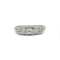 Bague 57 Bague jarretière or 750 diamants 0.70 carats 58 Facettes 1321