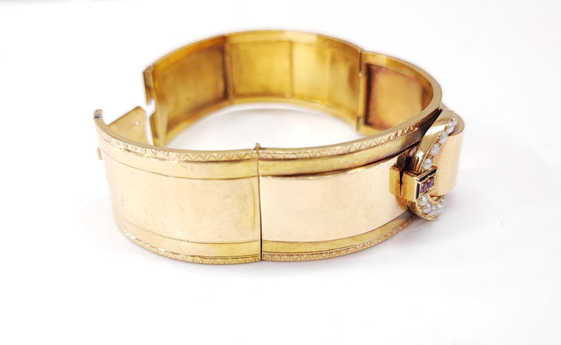 Bracelet Bracelet jonc Napoléon III 58 Facettes Brac.Napo3-1333