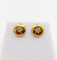 Boucles d'oreilles Puces d'oreilles art deco or jaune 18k diamants tailles anciennes (circa 1950) 58 Facettes A05930