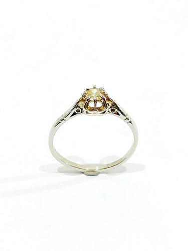 Bague 49.5 Bague Solitaire or et diamants 58 Facettes