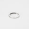 Bague 59 Alliance en platine et diamants 58 Facettes LP1147