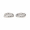 Boucles d'oreilles Boucles d'oreilles Créoles Or blanc Diamant 58 Facettes 3876022CN