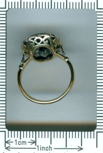 Bague 53 Vœux vintage : une bague en saphir entre romance et histoire 58 Facettes 18169-0075