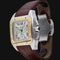 Montre Cartier Montre Santos 100 Xl Chronograph Or Jaune 18K / Acier 58 Facettes MT42457