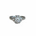 Bague 49 Solitaire diamant, or, platine 58 Facettes 225