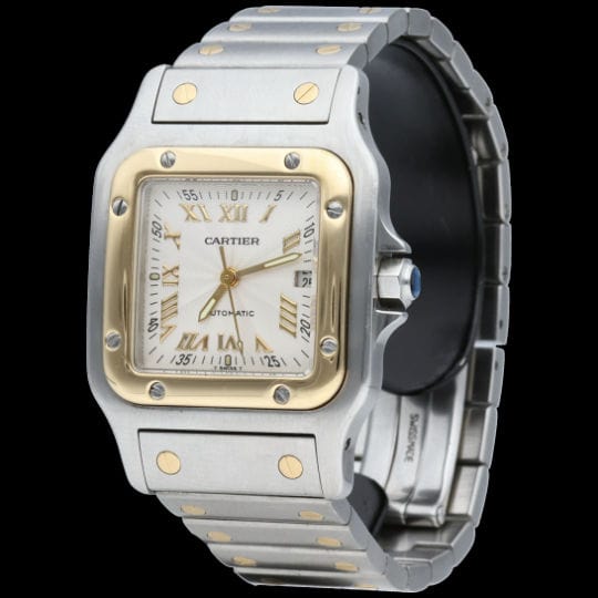 Montre Cartier Montre Santos Galbee Or Jaune 18K / Acier 58 Facettes MT41291