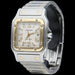 Montre Cartier Montre Santos Galbee Or Jaune 18K / Acier 58 Facettes MT41291