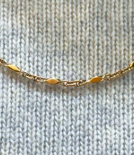 Collier Chaîne pour homme en or rose massif 18 carats 58 Facettes