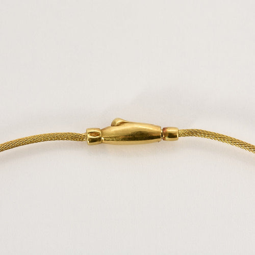 Collier Câble en or jaune