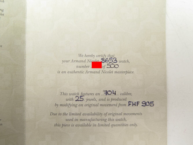 Montre montre ARMAND NICOLET ll9 8653a-an-p953mr8 34mm acier or rose 18k diamants 58 Facettes 270559