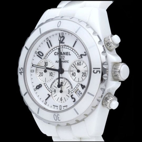 Montre Chanel Montre J-12 Chronograph Automatic Ceramic 58 Facettes MT44647