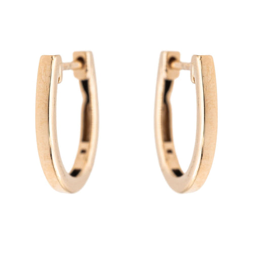 Boucles d'oreilles Ginette NY Boucles d'oreilles  Créoles Hoop Or rose 58 Facettes 2678598CN