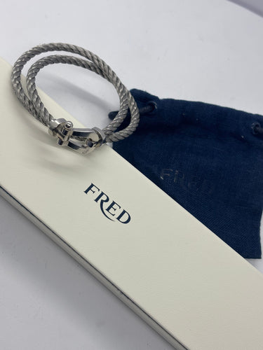 Bracelet Bracelet Fred Force 10 Grand Modèle or blanc 58 Facettes 1321