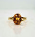 Bague 51 Bague or jaune citrine 58 Facettes 454