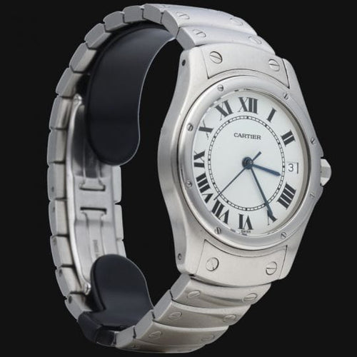 Montre Cartier Montre Santos Ronde 33Mm Automatique 58 Facettes MT41529