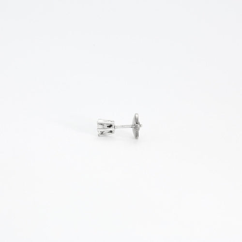 Boucles d'oreilles Paire de boucles d'oreilles or gris et diamant 58 Facettes GAW5