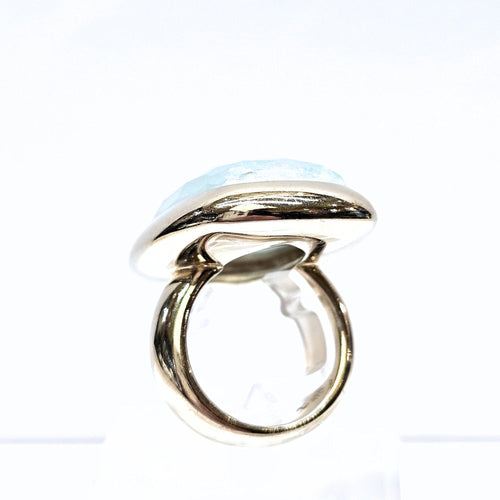 Bague 50 Bague Pomellato aigue-marine 58 Facettes POM-RI-WG-AM