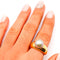 Bague 54 Bague en or jaune et perle 58 Facettes 21003042