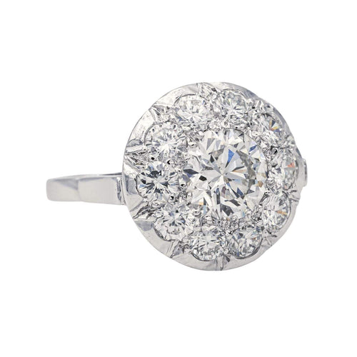 Bague 49.5 Bague Marguerite Platine Diamant 58 Facettes 3655102CN