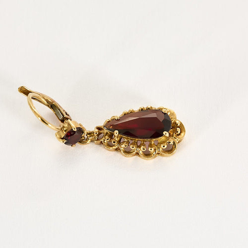 Boucles d'oreilles Boucles d'oreilles en Or jaune 18k Almandines 58 Facettes PER0439X2