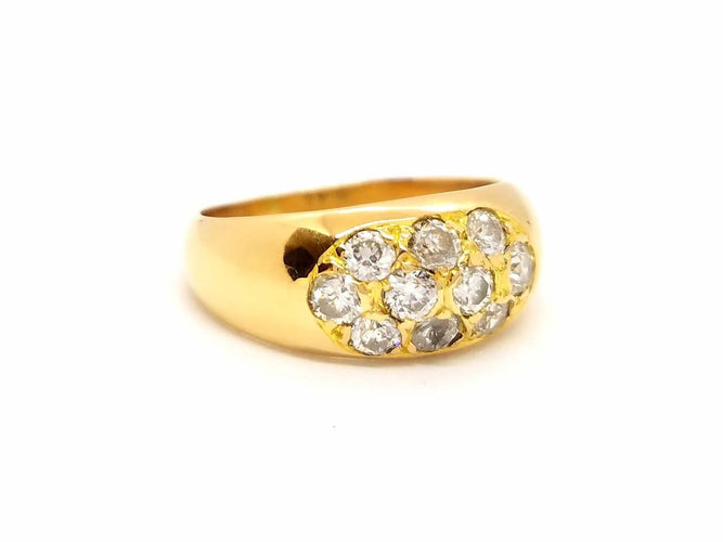 Bague 54 Bague Or jaune Diamant 58 Facettes 851002CN