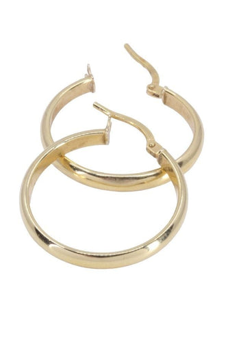 Boucles d'oreilles CRÉOLES MODERNES 58 Facettes 085951