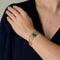 Bracelet Bracelet néo classique en or jaune et émail de feu 58 Facettes COL3322X3