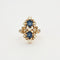 Bague 51.5 Bague Oblongue Saphirs 58 Facettes 3270002