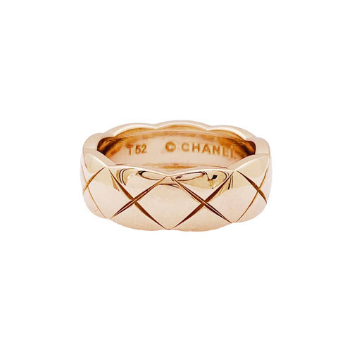 Bague 52 Bague Chanel, "Coco Crush", or rose. 58 Facettes 35197