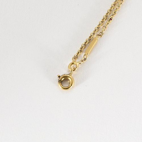 CLOZEAU - Bracelet en or jaune et résine de couleur rouge