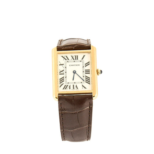 Montre Cartier - Montre Tank acier et or jaune 58 Facettes