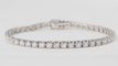 Bracelet rivière en or blanc et diamants