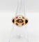 Bague 53 Bague art déco dôme bombé or rose diamant et rubis serti étoilé 58 Facettes A04368