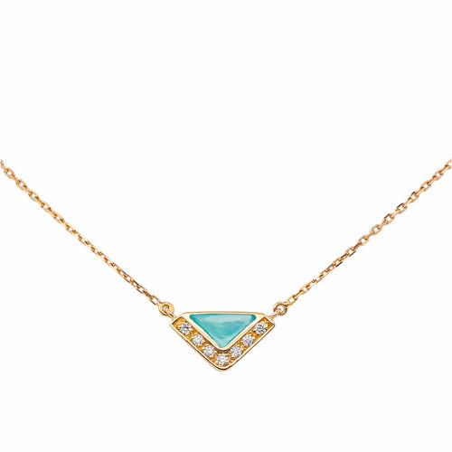 Collier Collier Or rose Diamant 58 Facettes 4553815CN