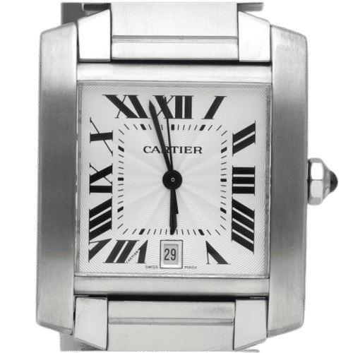 Montre Cartier Montre Tank Francaise Gm Automatique 58 Facettes MT43902
