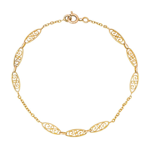 Bracelet Bracelet Chaîne Or jaune 58 Facettes 4387218CN